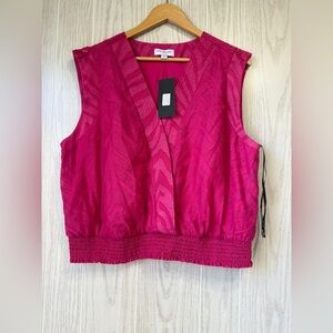 Marc New York JAZZBERRY Sleeveless Blouse Size XL NWT